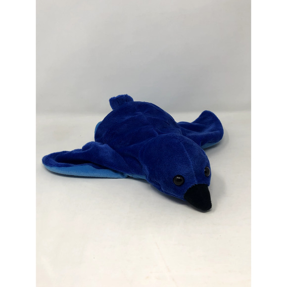 Lot of 4 Soft Hand Puppets Fish Toucan Penguin Dinosaur - Dream & Manhattan Toys - Picture 14 of 16